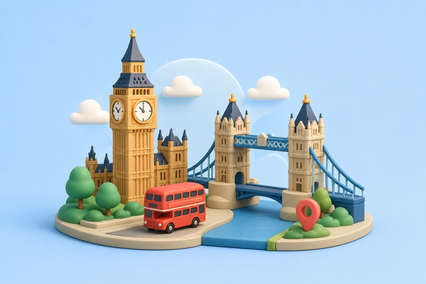 London travel miniature